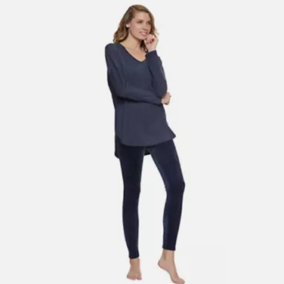 Felina Other - Felina Ultra Luxe Velour Legging set Navy M